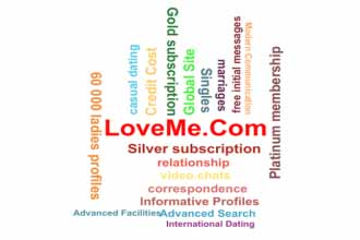 words related to dating at LoveMe.Com