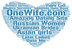 onewhife.com dating site word cloud