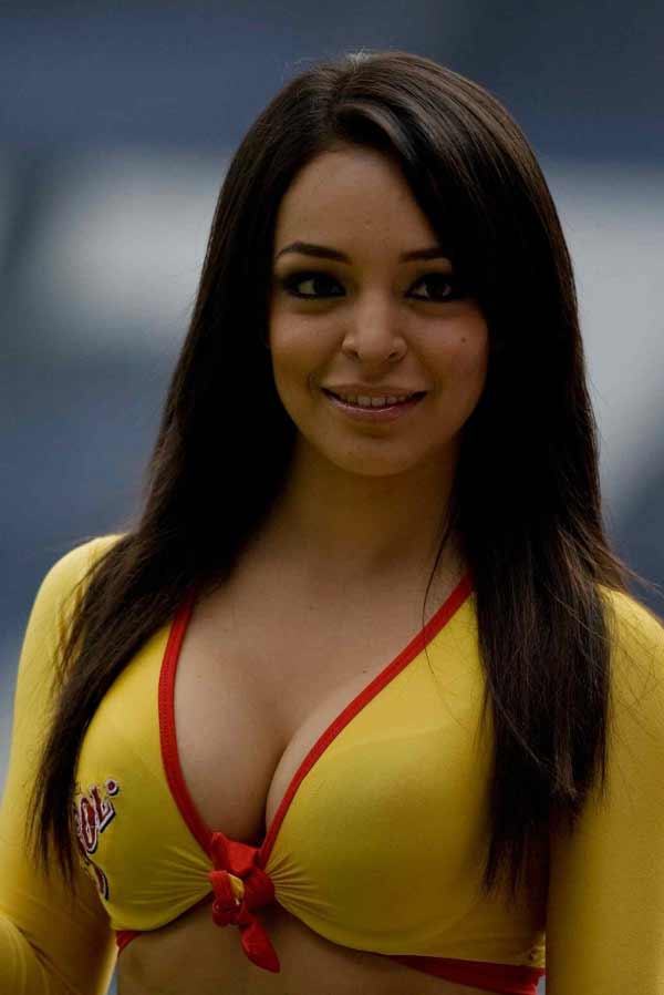 a hot curvy Mexican woman 