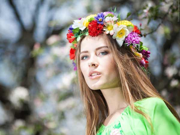 a beautiful Ukrainian girl