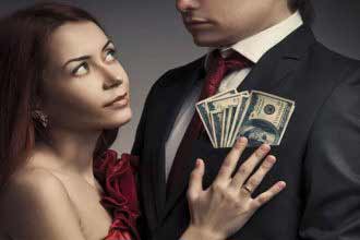 dating wealthy people notion