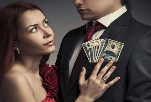 dating wealthy people notion