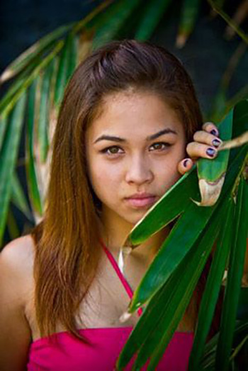 a beautiful young Filipina 