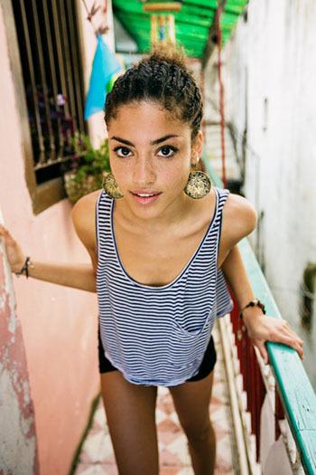 a beautiful young Cuban girl