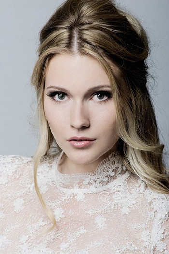 Belarus blond model's portrait