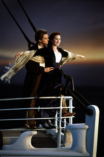 Titanic movie moment